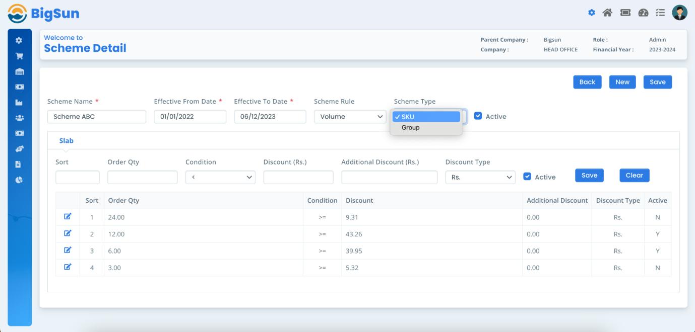 Auto Scheme Settings