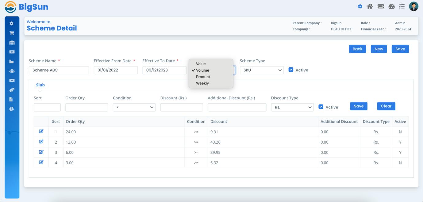 Auto Scheme Settings