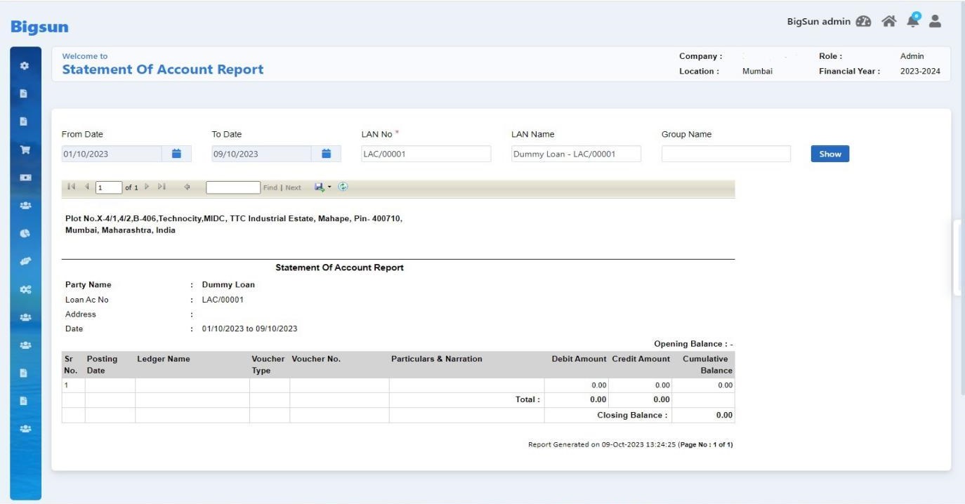 Auto-Reconcile General Ledger and Statement of Accounts