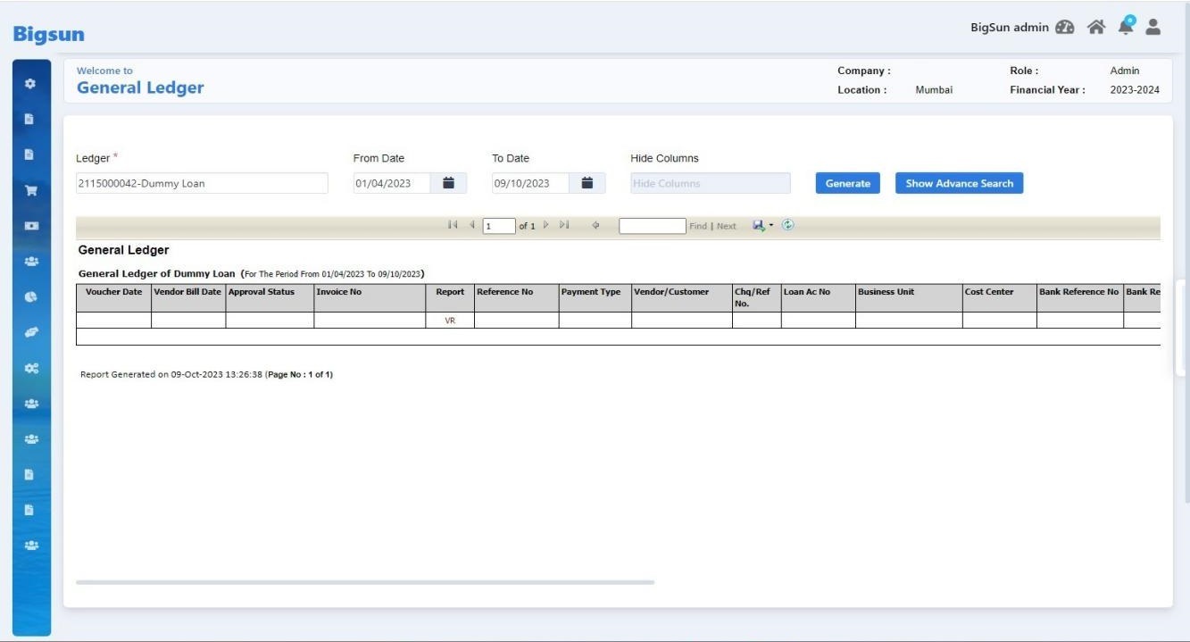 Auto-Reconcile General Ledger and Statement of Accounts