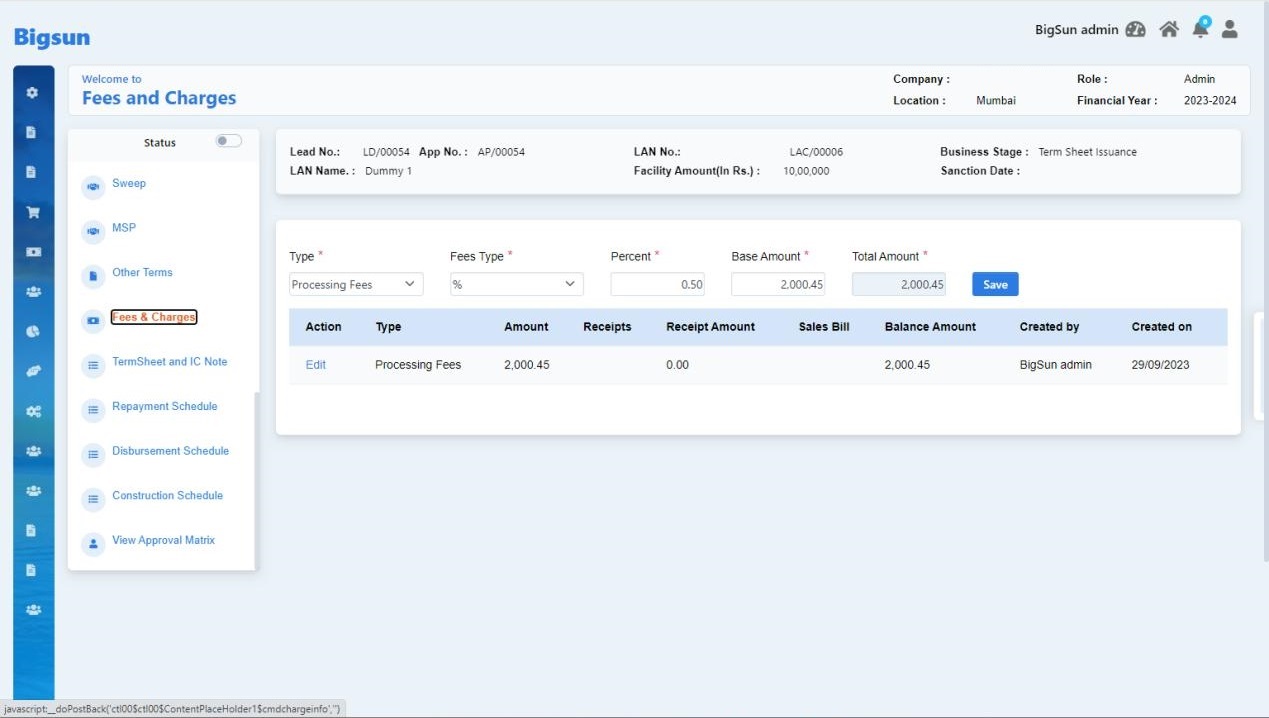 Automated LOS processing