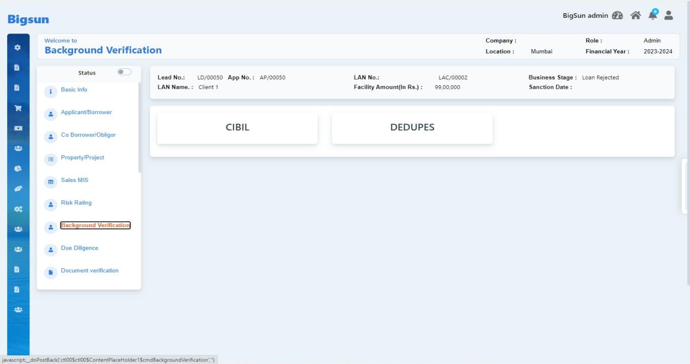 Integrations with banking and third party APIs like CIBIL and KARZA