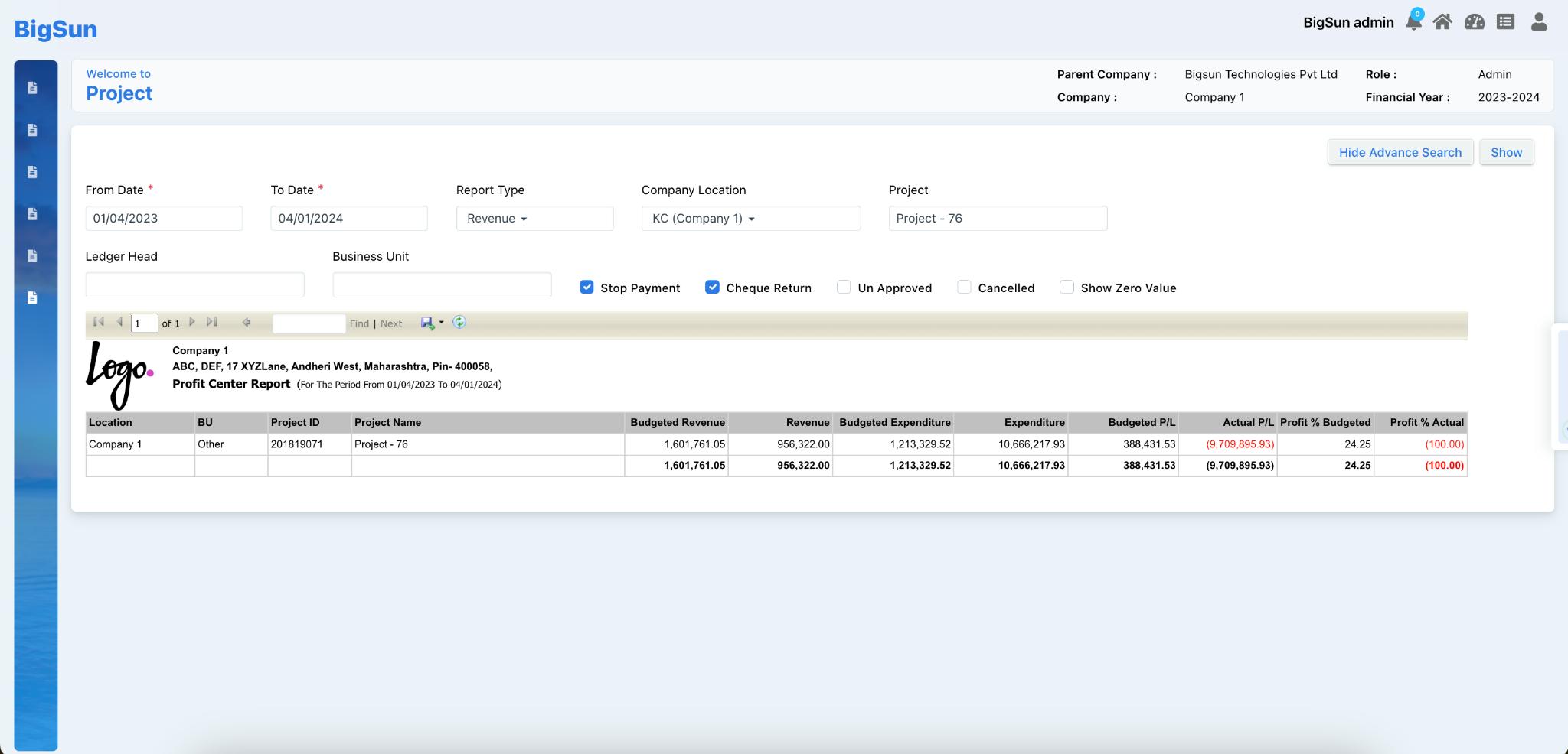 Reporting Dashboards