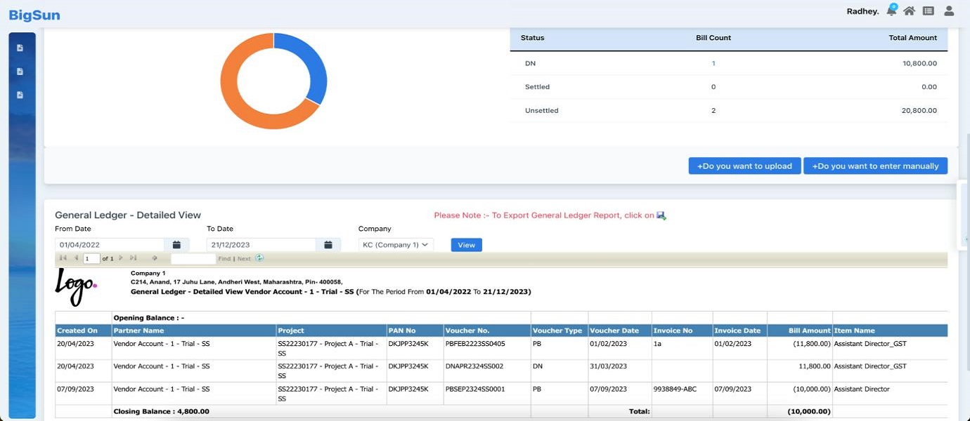 Vendor Portal