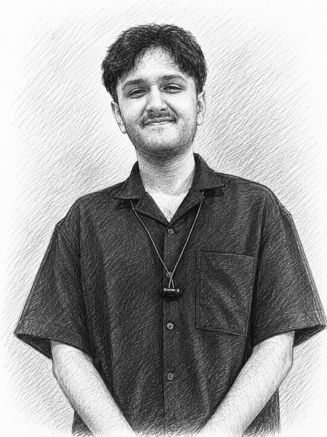 Portrait of Karan Balasubramanian, writer