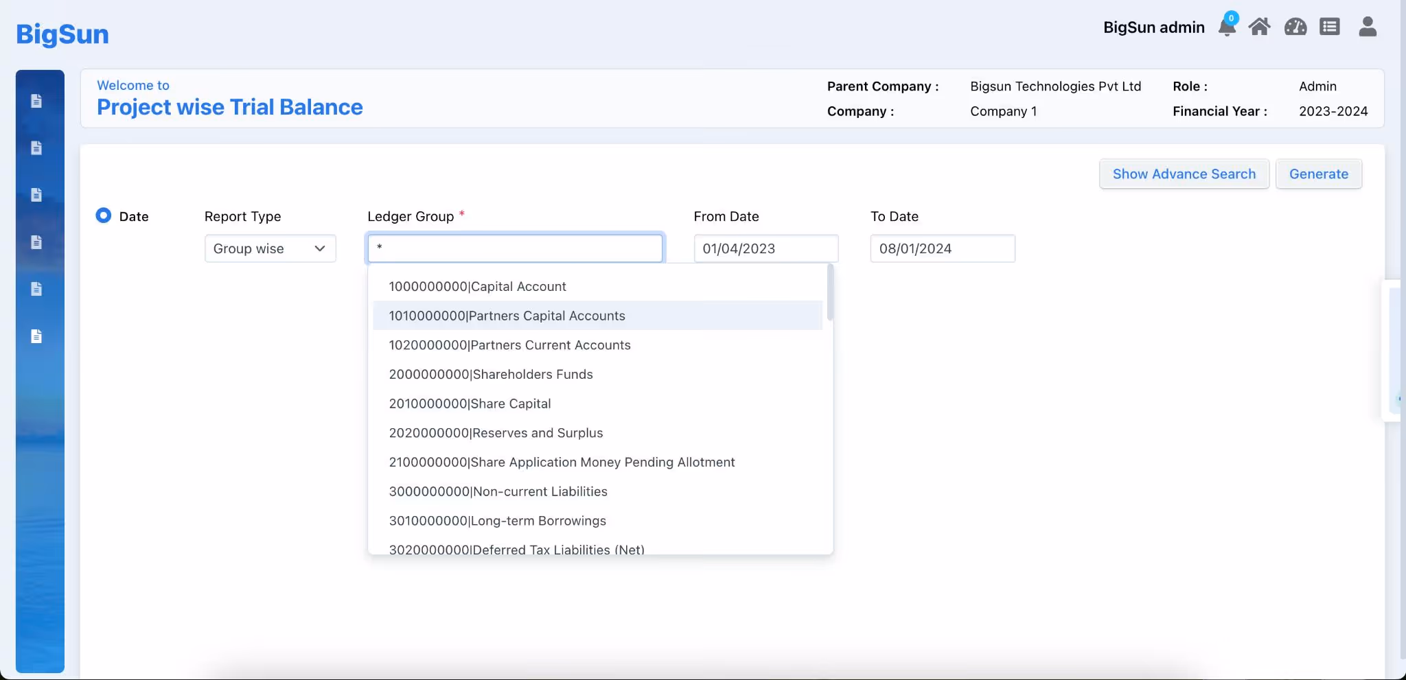 Cost Center Reports