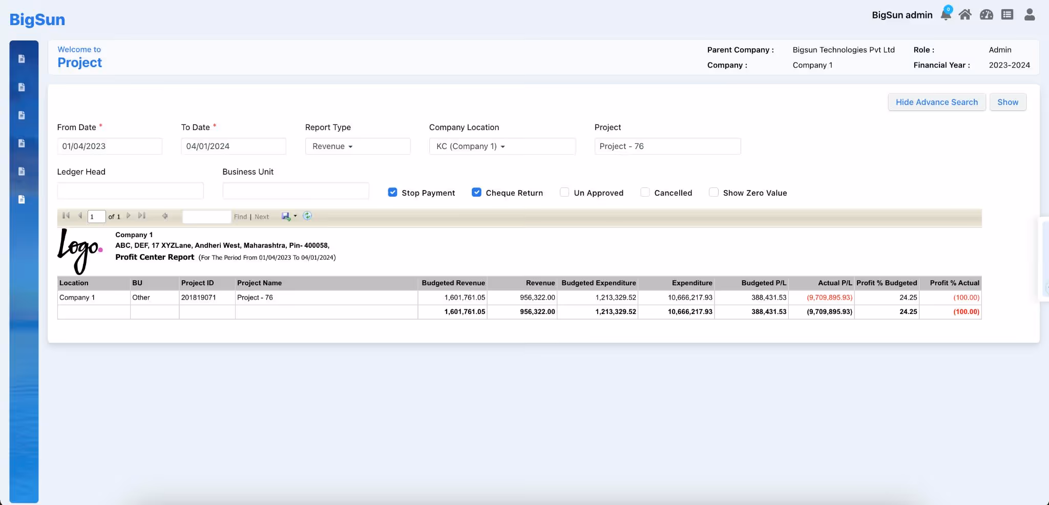 Reporting Dashboards