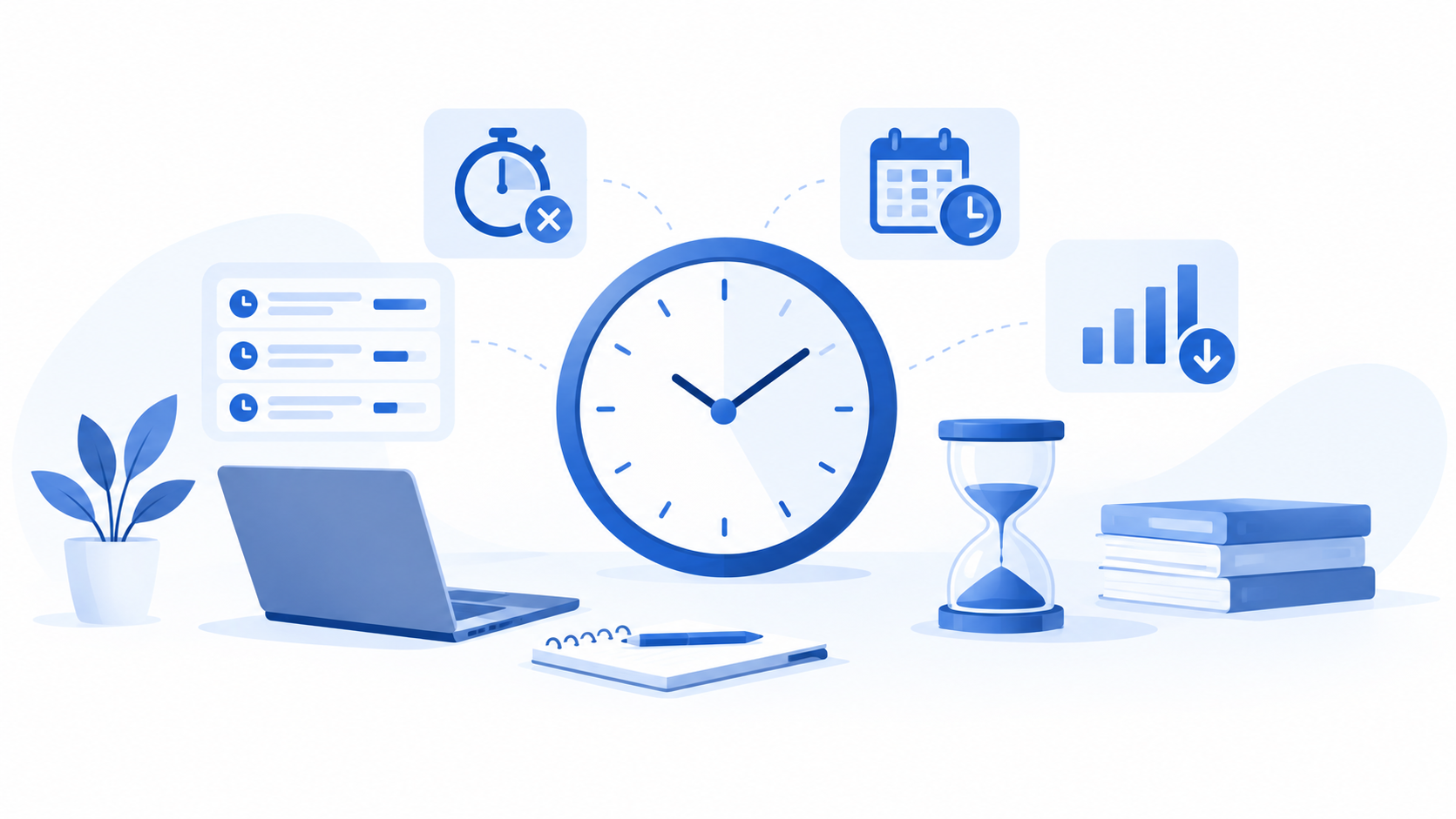 Illustration for the article “Common Time Tracking Mistakes That Reduce Business Profit”