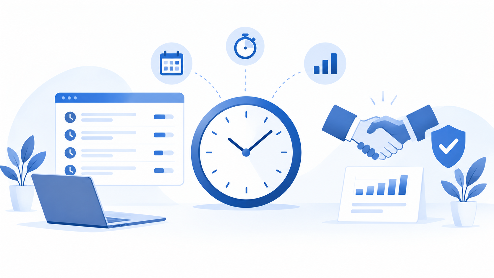 Illustration for the article “How Accurate Time Tracking Builds Client Trust”