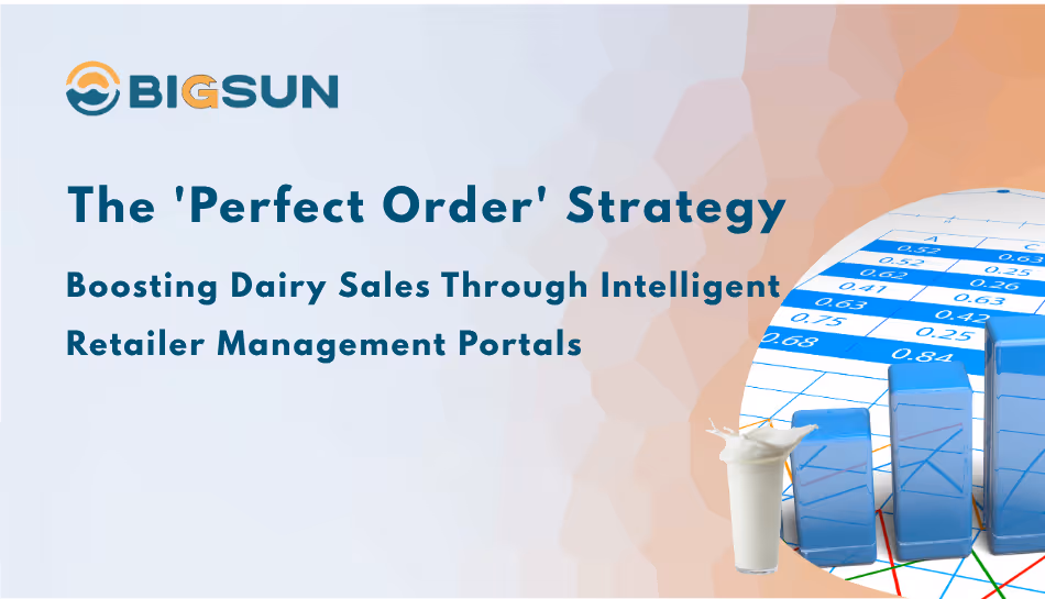 retailer management portal for dairy industry