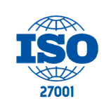 ISO 27001 information security certification badge